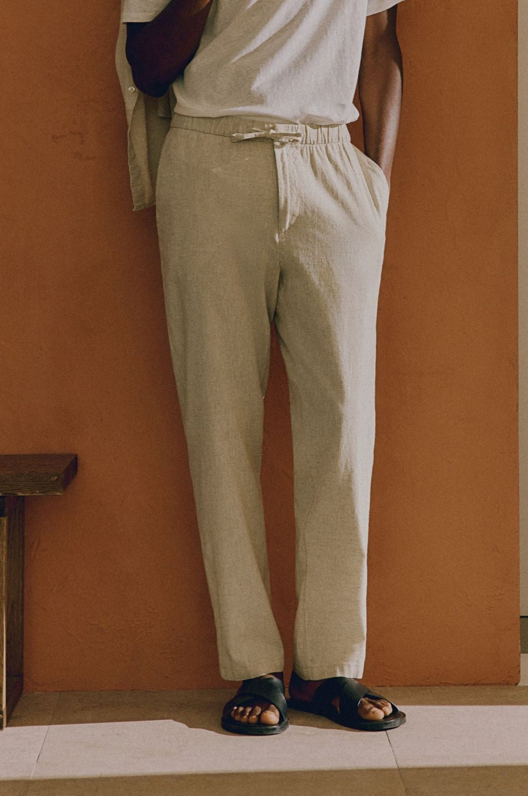 Finley | Men’s Flat-Front Drawstring Trousers