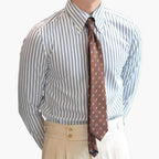 Men's Long Sleeve Striped Dress Shirt — view 1