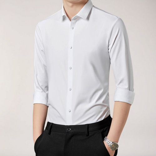 Caius | Men’s Long Sleeve Button-Up Shirt — view 1
