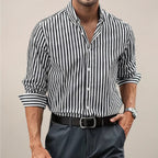 Men's Long Sleeve Striped Shirt — view 2