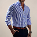 Jeroen | Men’s Long Sleeve Striped Shirt