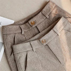 Nathan | Men’s Tailored Pleated Casual Trousers
