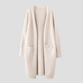 Cashmere Cardigan For Women with long open front — view 1