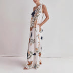 Women's One Shoulder Floral Maxi Dress — view 2