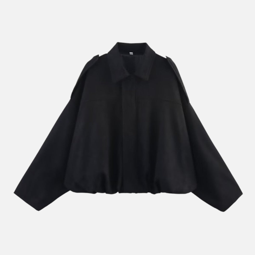 Suede Spring Jacket Zip Front Cropped Jacket — Warm