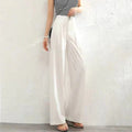 Gabrielle | Women’s High-Rise Drape Trousers — TOPNEWPLACE