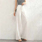 Gabrielle | Women’s High-Rise Drape Trousers — TOPNEWPLACE