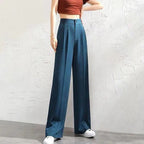 Gabrielle | Women’s High-Rise Drape Trousers — TOPNEWPLACE (view 3)