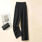 Gabrielle | Women’s High-Rise Drape Trousers — TOPNEWPLACE (view 5)