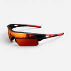 Wraparound Sport Frame Rimless Shield Lens Sunglasses