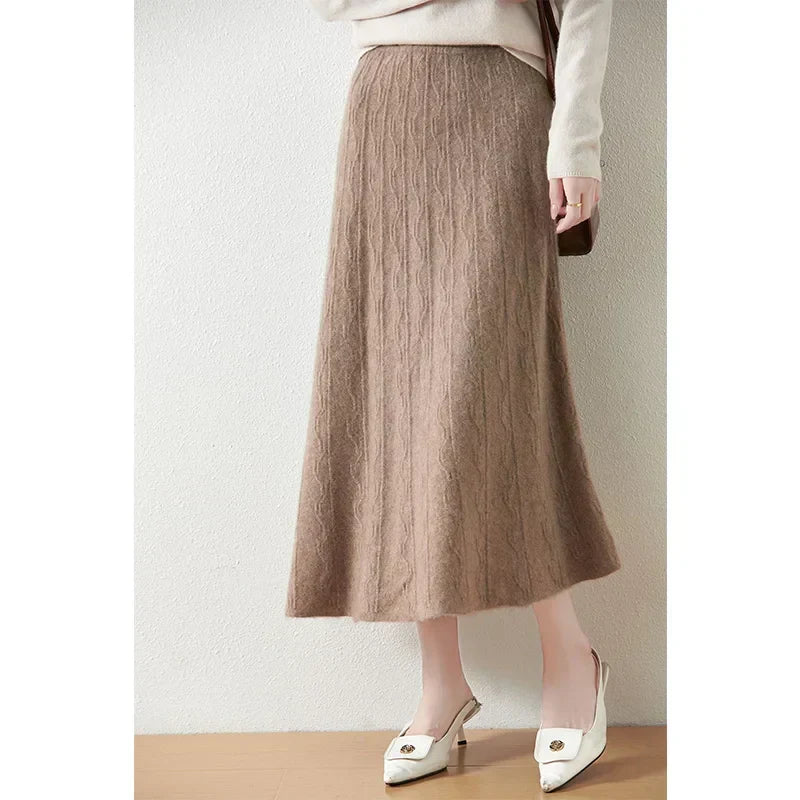 Quintessa | Women’s Knit Midi Skirt — TOPNEWPLACE (view 5)