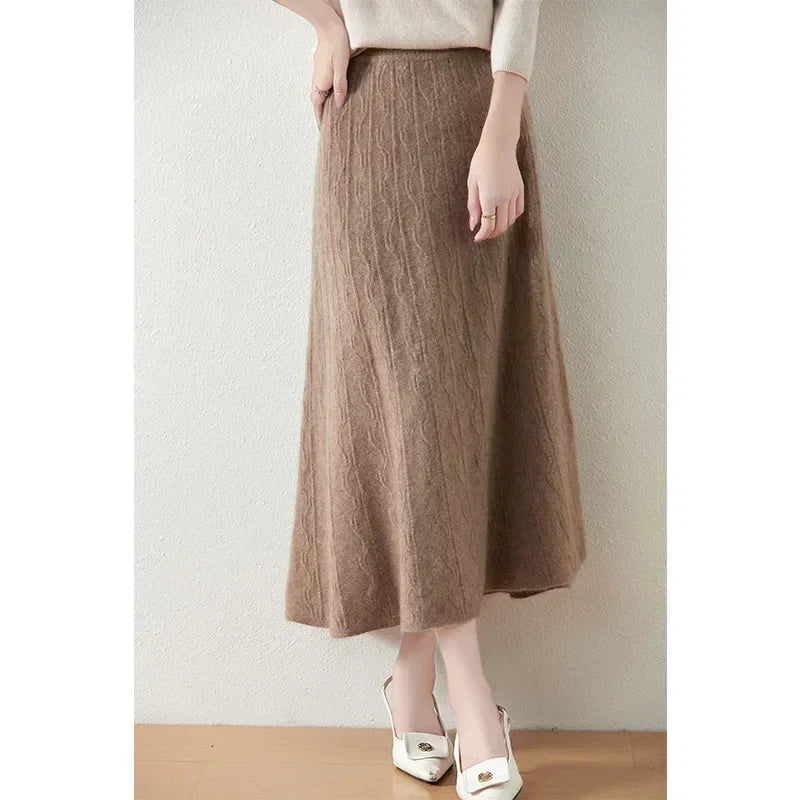 Quintessa | Women’s Knit Midi Skirt — TOPNEWPLACE (view 2)