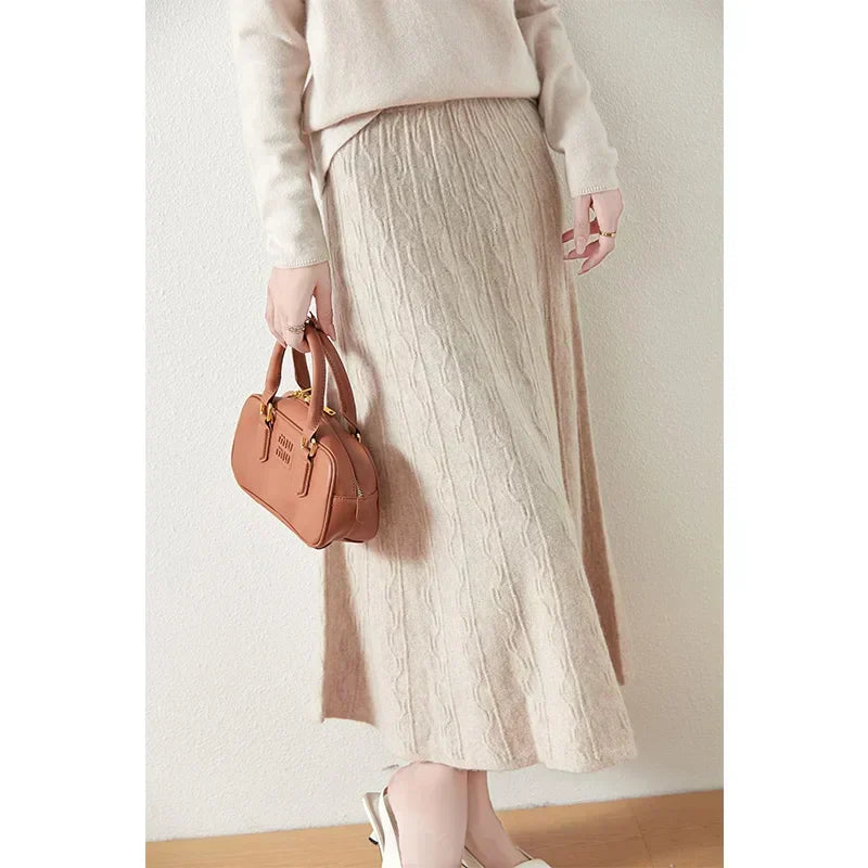 Quintessa | Women’s Knit Midi Skirt