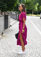 Women's Floral Maxi Wrap Dress — view 5