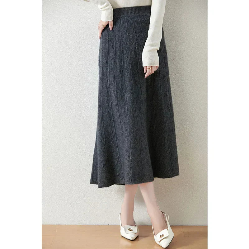 Quintessa | Women’s Knit Midi Skirt