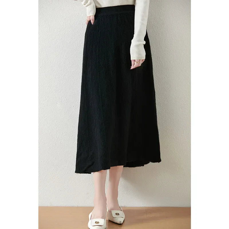 Quintessa | Women’s Knit Midi Skirt — TOPNEWPLACE (view 9)