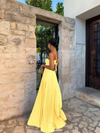 Women's Sleeveless Pleated Maxi Dress — view 4
