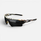 Wraparound Sport Frame Rimless Shield Lens Sunglasses