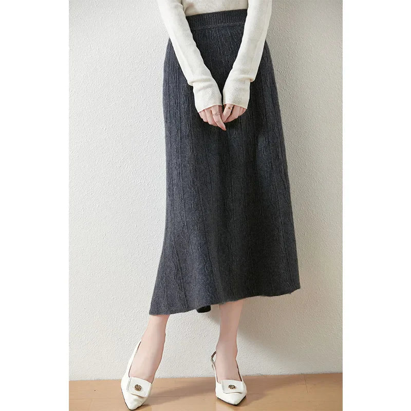 Quintessa | Women’s Knit Midi Skirt