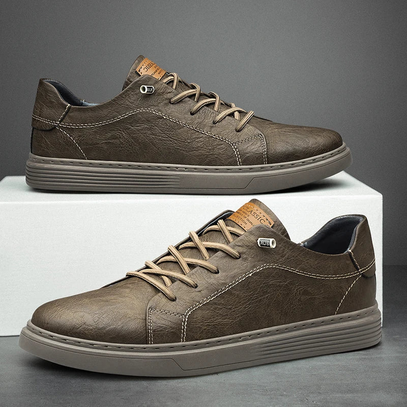 Quin | Men’s Lace-Up Low-Top Sneakers
