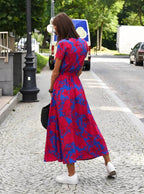 Women's Floral Maxi Wrap Dress — view 6