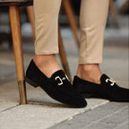 Gunnar | Men's Suede Loafers with Horsebit