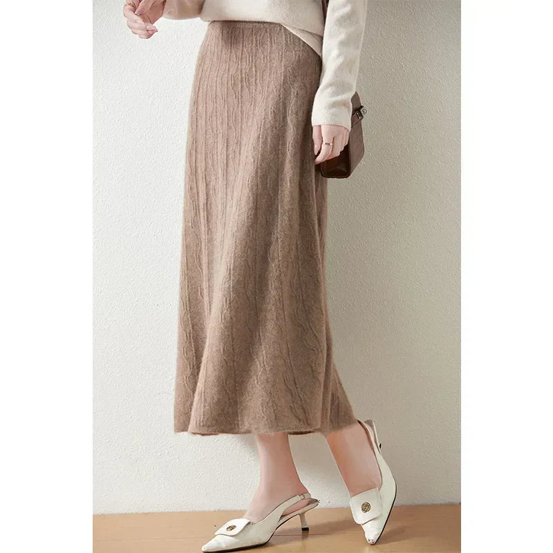 Quintessa | Women’s Knit Midi Skirt — TOPNEWPLACE (view 4)