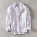 Nevio | Men’s Long Sleeve Henley Shirt