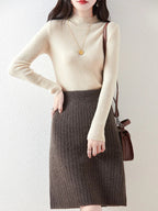Borislava | Women’s Knit Midi Skirt — TOPNEWPLACE (view 6)