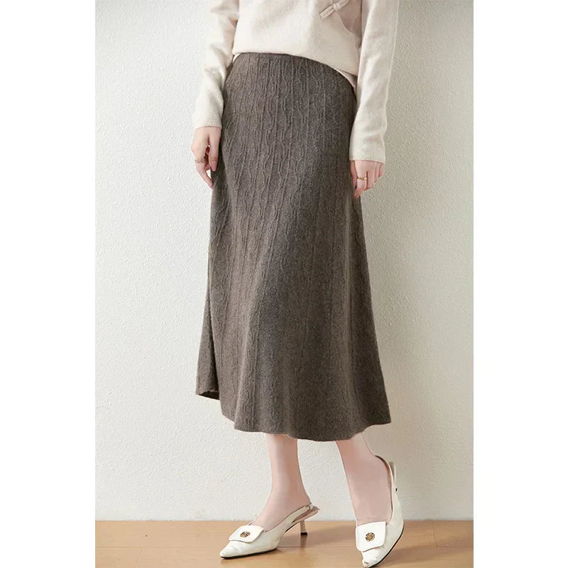 Quintessa | Women’s Knit Midi Skirt