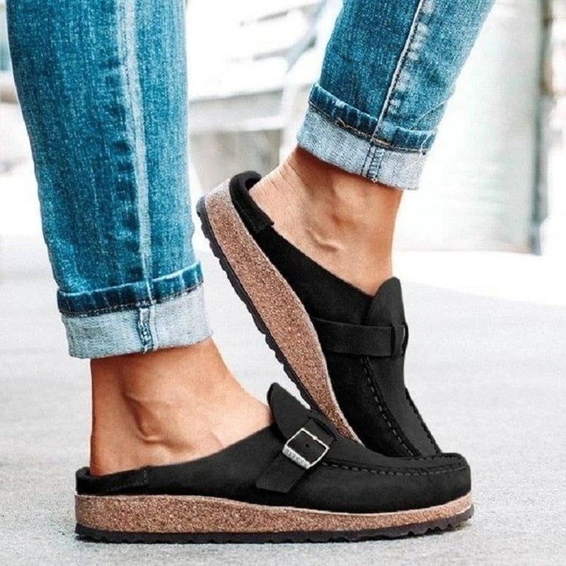 Ginevra | Women’s Open Heel Buckle Strap Sandals — TOPNEWPLACE (view 4)