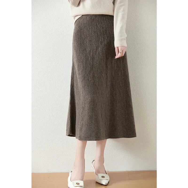 Quintessa | Women’s Knit Midi Skirt