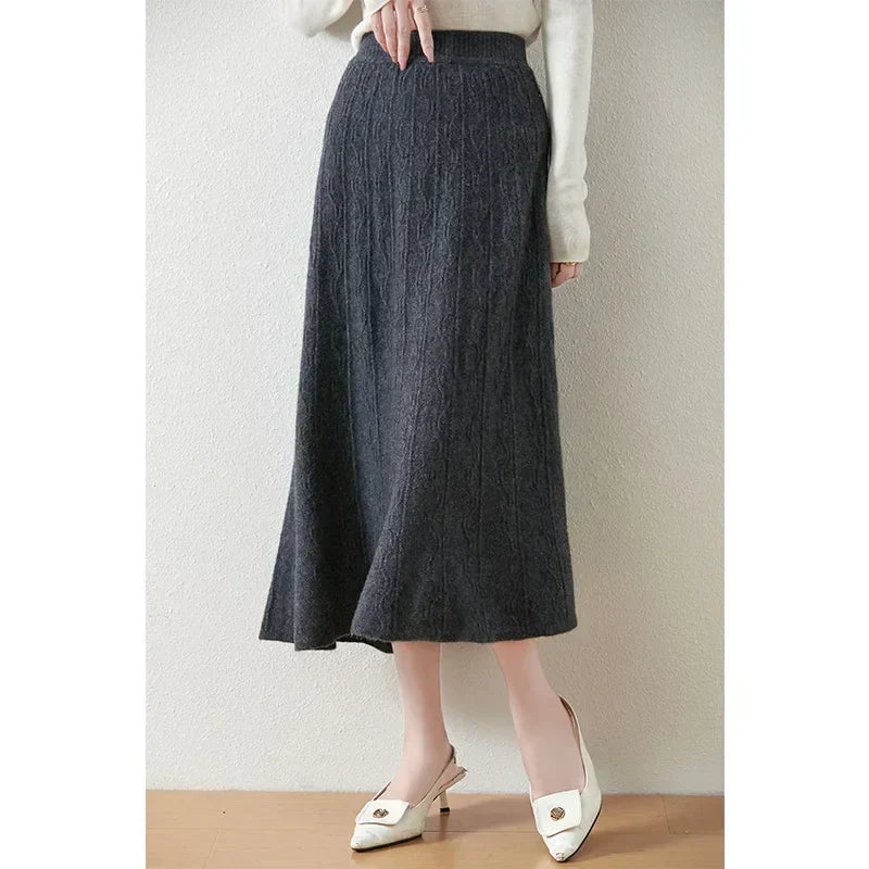 Quintessa | Women’s Knit Midi Skirt