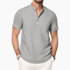 Men's Short Sleeve Henley Shirt — view 3