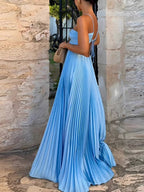 Women's Sleeveless Pleated Maxi Dress — view 2