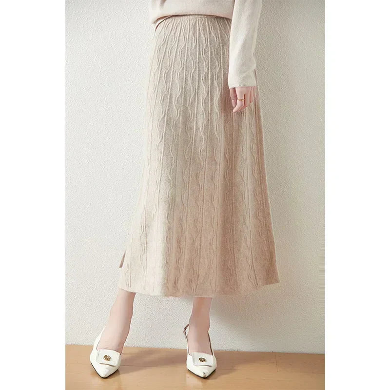 Quintessa | Women’s Knit Midi Skirt