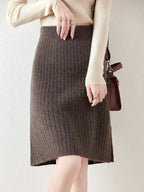 Borislava | Women’s Knit Midi Skirt — TOPNEWPLACE (view 5)
