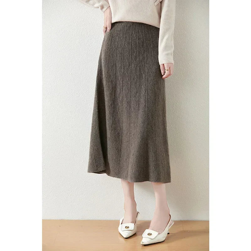 Quintessa | Women’s Knit Midi Skirt