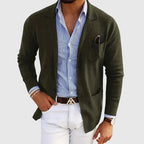 Men's Old Money Blazer With Lapel Collar — Comfortable