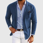 Men's Old Money Blazer With Lapel Collar — Comfortable