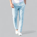 Men's Linen Trousers — Tailored Fit