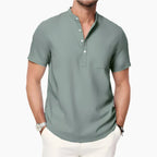 Men's Short Sleeve Henley Shirt — view 6