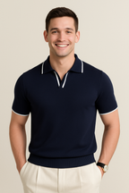 Colin | Short Sleeve Knit Polo