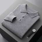 Gavin | Men's Soft Long Sleeve Polo Shirt
