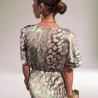 Women's Twisted V-Neck Maxi Dress — view 4