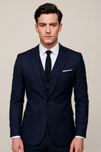 Men's Three-Piece Slim Fit Suit — view 1