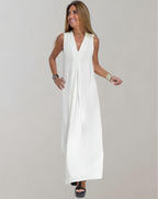 Women's Sleeveless V-Neck Maxi Dress — view 2