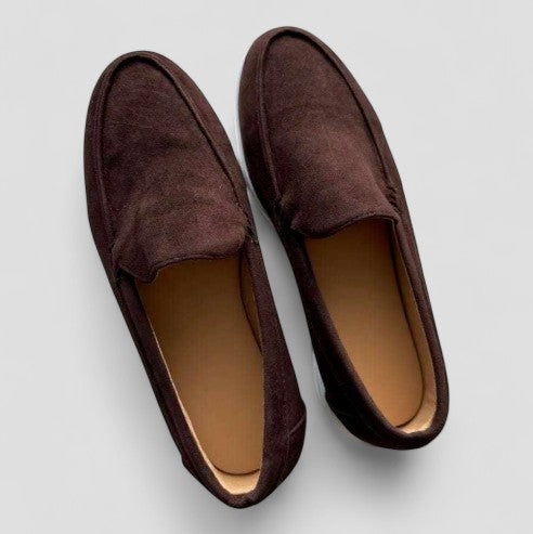 Old Money Suede Slip-On Loafers for Men