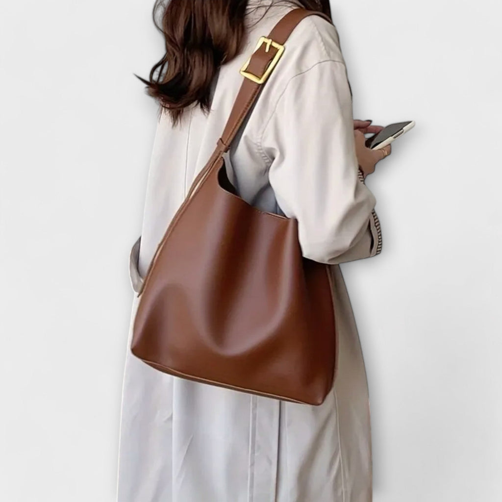 Olivia – Refined Leather Shoulder Bag