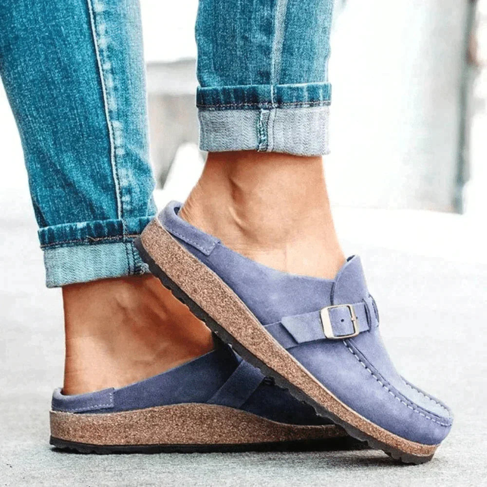 Ginevra | Women’s Open Heel Buckle Strap Sandals — TOPNEWPLACE (view 6)